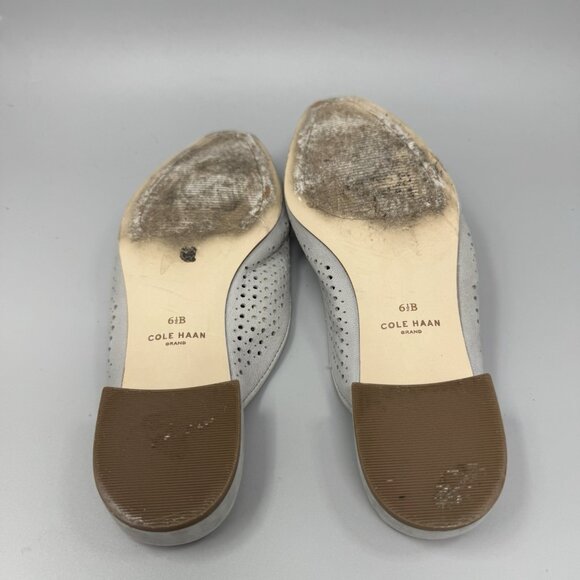 Cole Haan Paula Mule Gray Paloma Unbuckle Mule Size 6.5B Nubuck - Picture 8 of 8